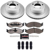 Power Stop 90-99 Jeep Cherokee Front Z36 Coated Truck & Tow Brake Kit