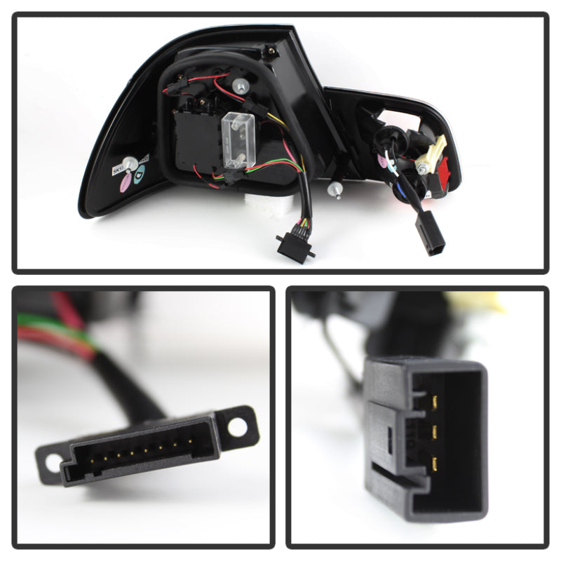 Spyder 5076564 fits BMW 04-06 E46 2Dr (Coupe ONLY No Conv.) Lgtbar Styl LED Tai