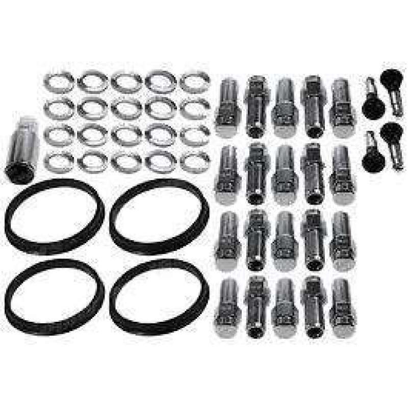 Race Star 601-1415-20 14mm x 1.5 1.38in. Shank W/ 7/8in. Head Closed End Ram Truck Lug Kit - 20 PK