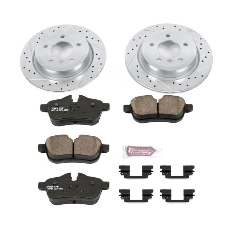 PowerStop K6419 fits BMW 11-16 Z4 Rear Z23 Evolution Sport Brake Kit
