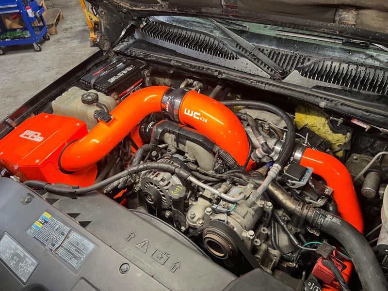 Wehrli 04.5-05 Duramax LLY 4in Stage 2 Intake Kit - Shocker Yellow