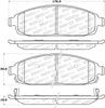 Stoptech 308.108 Street Brake Pads