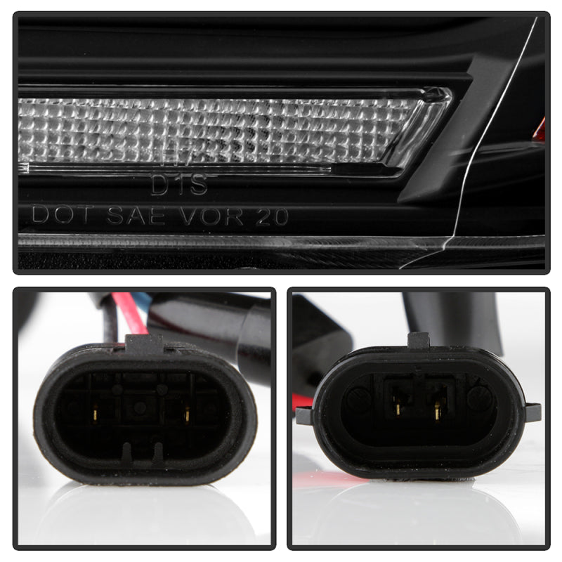 Spyder 5088284 fits Dodge 11-13 Durango Halogen Model Only Projector Headlights