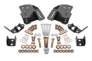 BMR CCK464H 78-87 G-Body Rear Coilover Conversion Kit - Black Hammertone