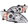 ANZO 121211 2008 fits Mazda 04-20 3 Projector Headlights w/ Halos Chrome