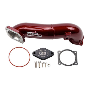 Wehrli WCF100328-RED 11-16 LML Duramax Passenger Side Upper Crossover Intercoole