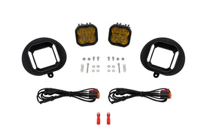 Diode Dynamics SS3 Sport Type DR Kit ABL Yellow SAE Fog