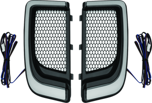 Kuryakyn 5064 Kuryakyn Tracer Lower Fairing Grill Black