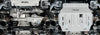 Rival 4x4 2333.1856.2.6 RIVAL 2015+ fits Ford F150 Ecoboost Aluminum Engine Skid Plate Except 2.7