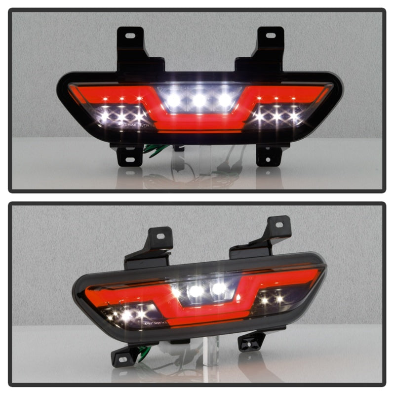 Spyder 5082794 fits Ford 15-16 Mustang LED Reverse Lights - Black Smoke w/ Red