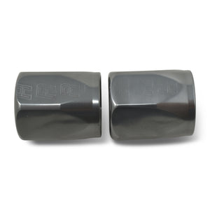 Russell 615531 Hose End Socket -8 AN Polished & Gray Anodized (2 Pack)
