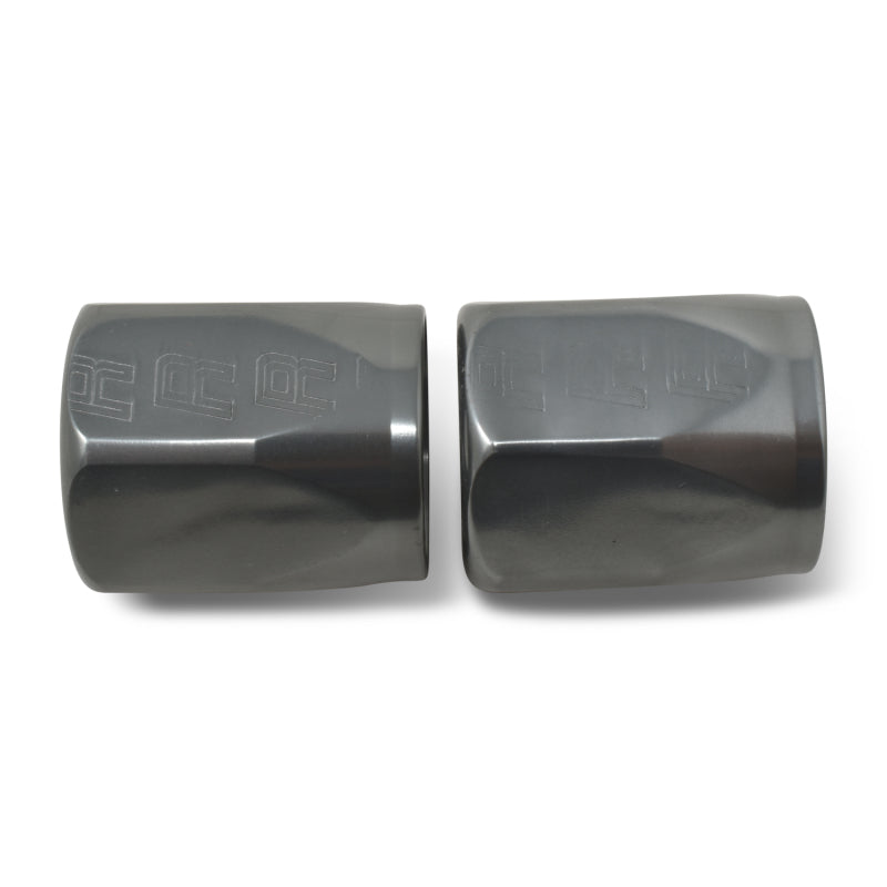 Russell 615531 Hose End Socket -8 AN Polished & Gray Anodized (2 Pack)