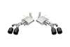 CORSA Performance 21319CFBLK Corsa 22-25 fits Cadillac CT4 V Blackwing 3in Active Valve Axle-Back - 4.5in Carbon Fiber Black Tip