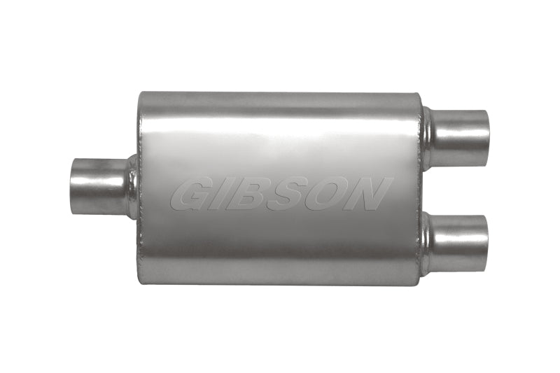 Gibson  55184S CFT Superflow Center/Dual Oval Muffler - 4x9x13in/2.25in Inlet/2.