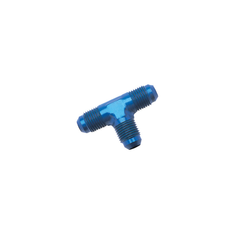 Russell 660110 Performance -16 AN NPT Flare Tee Fitting (Blue)