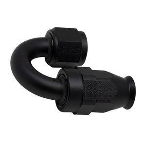 DeatschWerks 6-02-0857-B 8AN Female Swivel 180-Degree Hose End PTFE (Incl Olive