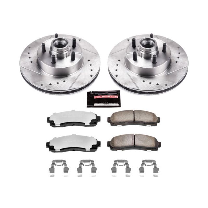 PowerStop K7004-36 10-11 fits Ford Ranger Front Z36 Truck & Tow Brake Kit
