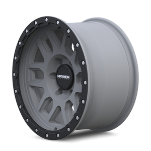 Mayhem 8304 Delta 20x9 / 6x135 BP / 0mm Offset / 87.1mm Hub Matte Gunmetal w/ Matte Black Lip Wheel