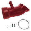 Wehrli WCF100721-RED fits Chevrolet 17-19 6.6L L5P Duramax 3.5in Intake Horn w/PCV Port - WCFab Red