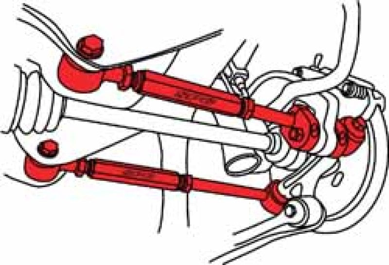 SPC Performance 67640 93-07 fits Subaru Impreza (All) Rear EZ Arm XR Adjustable Control Arms