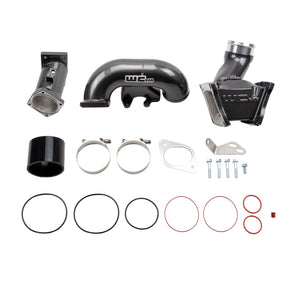 Wehrli 07.5-10 GM Duramax LMM 3in Y-Bridge Kit - Bronze Chrome