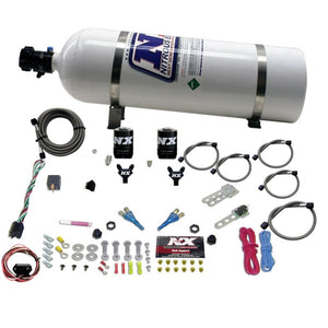 Nitrous Express 20716-15 fits Nissan 350Z/370Z Dual Nozzle(35-150HP)15lb Bottle