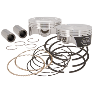 S&S 106-0432 Cycle 2007+ BT 3-7/8in x 4-3/8in Piston Set - Standard