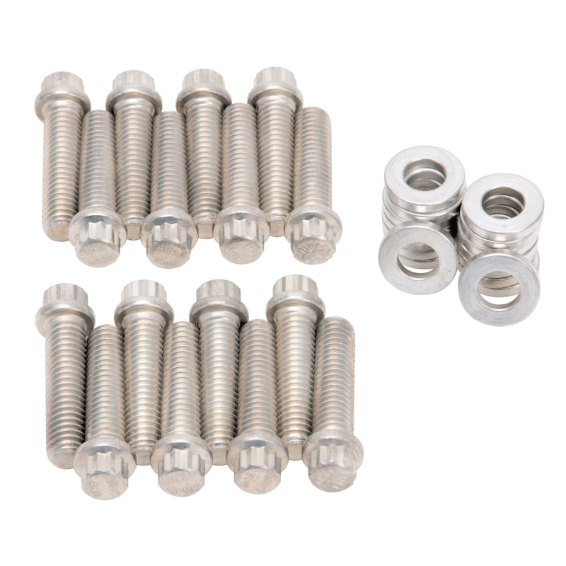Edelbrock 8564 Plated Intk Bolt Kit for 2161