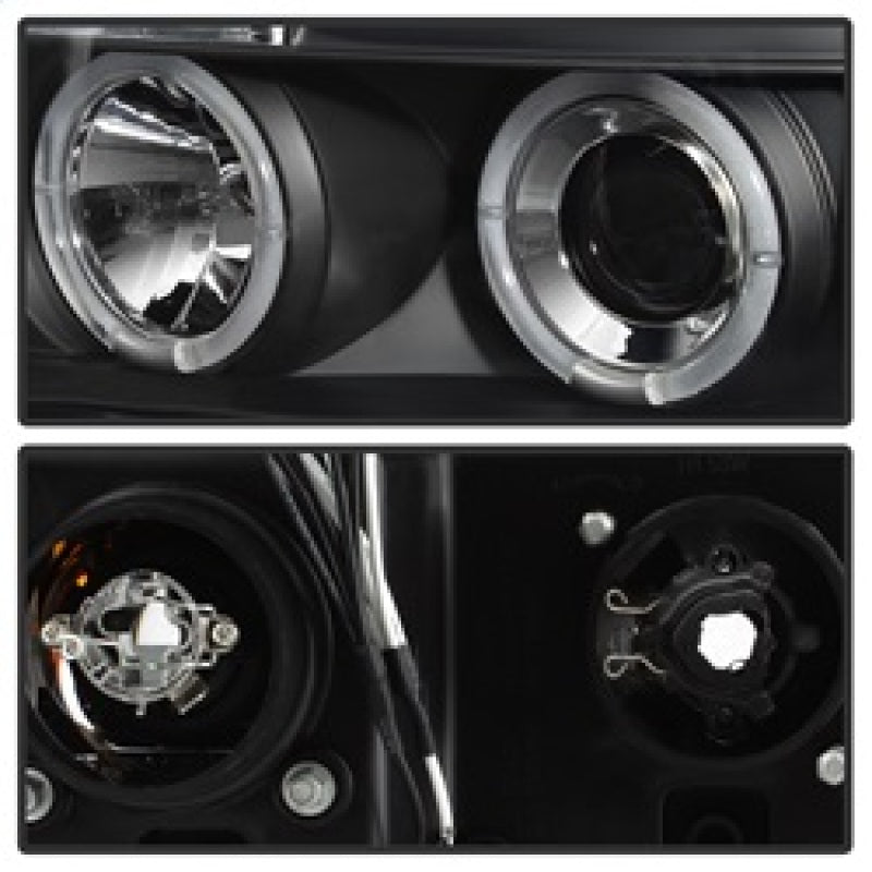 Spyder 5012029 fits Toyota 07-13 Tundra 3 Projector Headlights LED Halo LED Blk