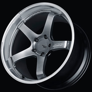 Advan YAQ1O42IMPB GT for fits Porsche 21x12.0 / +42 Offset / CL-CL / Machining & Hyper Platinum Black