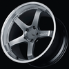Advan YAQ1M60PMPB GT for fits Porsche 21x11.0 / +60 Off / 5x130 / 71.8mm Bore / Machining and Hyper Platinum Black