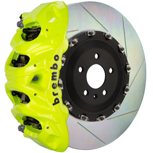 Brembo 1T2.9030A7 Brembo 19-22 A-Class (Excl AMG) Fr GT BBK 6Pis Cast 380x34 2pc Rotor Slotted Type1-Fluo. Yellow