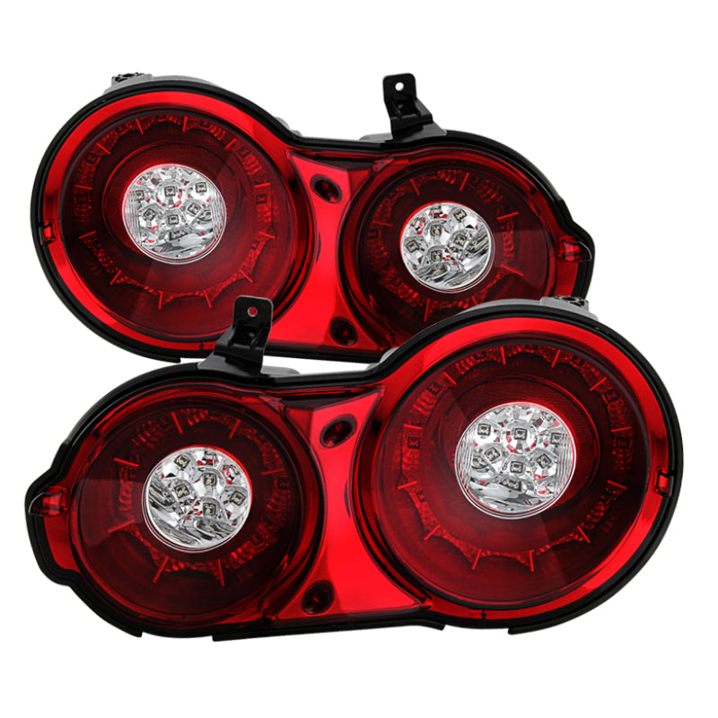 Spyder 5082008 fits Nissan 09-15 GTR LED Tail Lights Red Clear ALT-YD-NGTR09-LE