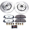 PowerStop K7940-36 18-19 fits Jeep Wrangler Front Z36 Truck & Tow Brake Kit