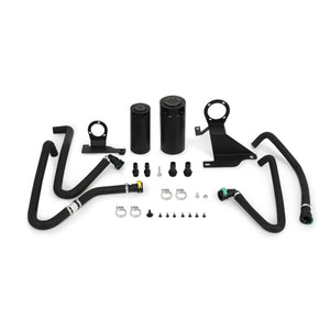 Mishimoto MMBCC-F35T-11SBE 11-14 fits Ford F-150 EcoBoost 3.5L Baffled Oil Catch Can Kit - Blk