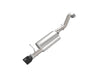 aFe 49-36083-B 14-19 fits Toyota Corolla 1.8L Takeda 2.5in 304SS Axle-Back Exhaust w/ Black Tip