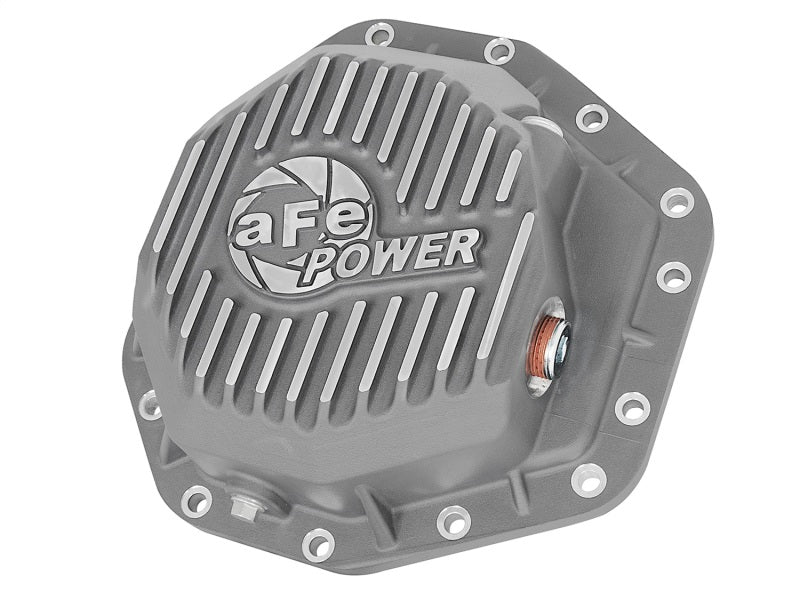 AFE 46-70350 Street Ser Rear Diff Cover Raw w/Mach Fin 2017 fits Ford Diesel Tr