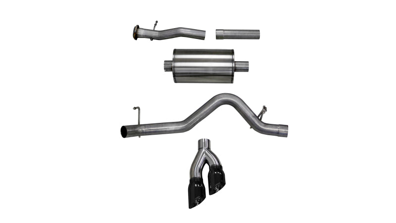 Corsa 14744BLK 15-16 fits Chevy Colorado 3.6L V6 Sport Cat-Back Exhaust 4in Black Pro Series Tips