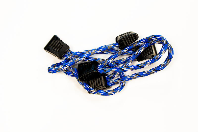 Fishbone Offroad FB51279-X Paracord Zipper Pulls 5 Pcs Blue Camo