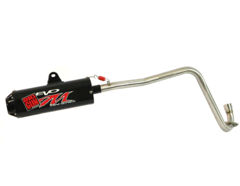 Big 10-1903-BK Gun 93-05 fits Honda TRX 90 Evo M Series Black Out Full System Exhaust