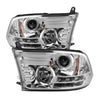 Spyder 5080998 fits Dodge 09-12 Ram Projector Headlights Light Bar DRL Chrome P