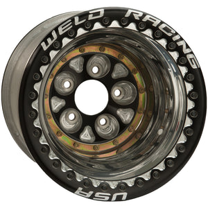 Weld 87B-616418UB Magnum Pro 16x16 / 5x5 BP / 4in. BS Black/Polished Wheel -