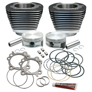 S&S 910-0203 Cycle 99-16 BT Replacement 3-7/8in Bore Cylinder & Piston Kit For S