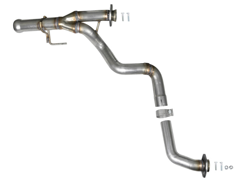 AFE 48-48026 Twisted Steel Y-Pipe 2-1/4in 409 SS Exhaust System 2018 fits Jeep