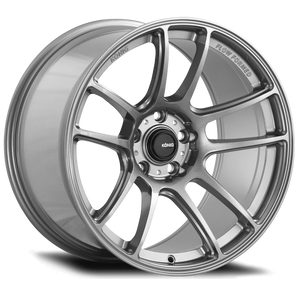 Konig HL8851242T Heliogram 18X8.5 5X112 ET42 Titanium Metallic Knurled Bead Flow Formed