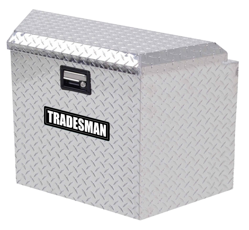 Tradesman 6120 Aluminum Trailer Tongue Storage Box (16in.) - Brite