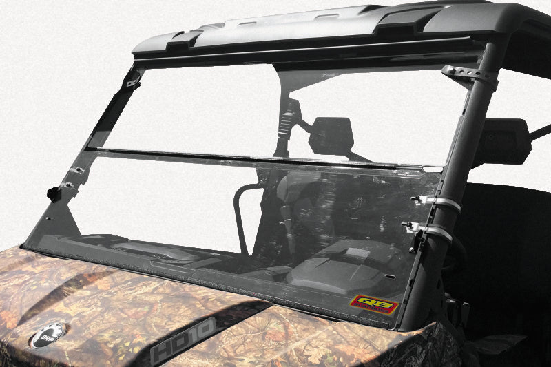QuadBoss 375620 16-22 Can-Am Defender HD10 Folding Windshield