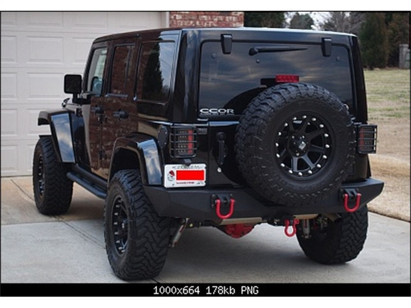 Spyder 5070418 fits Jeep 07-15 Wrangler LED Tail Lights Smoke ALT-YD-JWA07-LED-