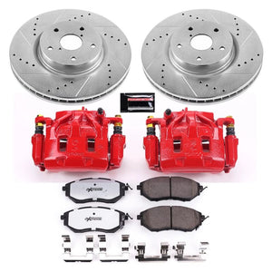 Power Stop KC4603-26 15-20 fits Subaru WRX Front Z26 Street Kit w/Cals