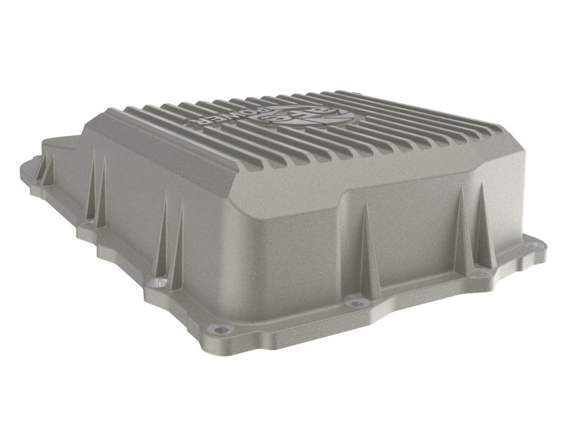 aFe 46-71300A POWER 18-25 fits Jeep Wrangler (JL) 850RE/8HP70/8HP75 Transmission Pan - Raw w/ Machined Fins